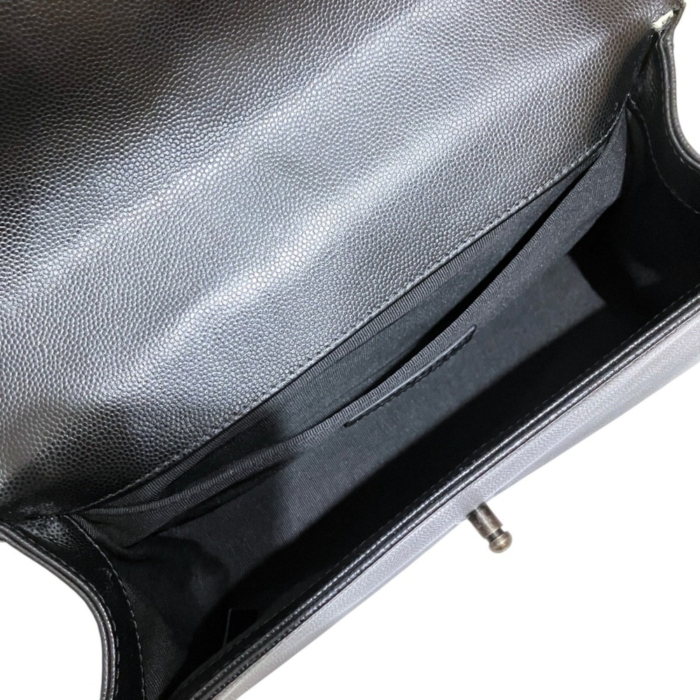 Chanel Boy Shoulder Bag, V-stitch, Caviar Leather, A67086 - Picture 6 of 9